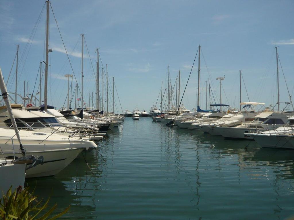 Charmant 2P Vue Mer Face Au Port De Golfe Juan エクステリア 写真